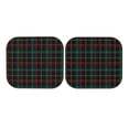 thumbnail image 7 of Balery 2 Piece Buffalo Plaid Dark Green Car Windshield Sun Shade|Foldable Front Windshield Shade for Car Front Window for Most Sedans SUV Truck-Large, 7 of 7