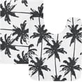 thumbnail image 4 of Coolnut Hawaiian Palm Tree Black Bathroom Rug Rectangular Bath Mat Non Slip Bath Rugs Absorbent Shaggy Bathmats for Sink Shower 16" x 24" Home Decor, 4 of 7
