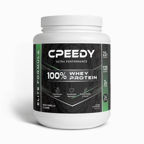 CPEEDY Advanced 100% Whey Protein Isolate Powder – Vanilla
