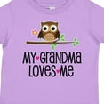 thumbnail image 4 of Inktastic Grandma Loves Me Girls Owl Girls Toddler T-Shirt, 4 of 5