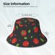 thumbnail image 3 of Fotbe Tomatoes1 Sombrero Tipo Pescador con Estampado – Sombrero de Sol de Algodón de Moda para Playa, Golf, Pesca, 3 of 6