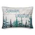 thumbnail image 2 of Creative Products Sweater Weather Trees 20 x 14 Spun Poly Pillow, 2 of 3