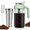 Green-32 Ounces, variant on Clear 1 Gallon Cold Brew Coffee Maker with Filter and Spigot