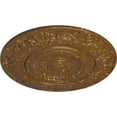 thumbnail image 3 of Ekena Millwork 20 7/8"OD x 1 1/4"P Biddix Ceiling Medallion (Fits Canopies up to 7 1/2"), Hand-Painted Smokey Topaz Crackle, 3 of 7