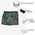 thumbnail image 3 of Yiaed red and green bow tie Print Men's Soft Cotton Boxer Shorts Breathable Boxers Underwear Moisture-Wicking Underwear Stretch Boxer Briefs for Man-X-Large, 3 of 5