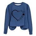 thumbnail image 1 of Birdeem Mode Femmes T-Shirt à Manches Longues Col Rond Imprimé Chandail en Molleton Blouse Tops, 1 of 1