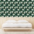 thumbnail image 3 of Ambesonne Floral Peel & Stick Wallpaper for Home, Coockatoo and Exotic Leaves, 13"x72", Coconut Forest Green, 3 of 5