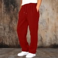 thumbnail image 2 of Hvarlaun Kids Sweatpants Baggy Wide Leg Jogger Pants for Boys and Girls with Pockets, Elastic Waist Drawstring Adjustable Hem Casual Lounge Pants, Sizes 4-15 Years, 2 of 7