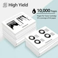 thumbnail image 5 of greencycle Compatible Toner Cartridge Replacement for 90A Black Toner Cartridge CE390A Use for Laserjet 600 M602 M602x M602n M602dn M603 M603dn M4555 M4555f Printer (1PC), 5 of 7