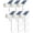 White2, variant on Solar Lights Outdoor Waterproof IP65 180° Adjustable Solar Powered Landscape Spot Lights for Yard 4 Lighting Modes Spotlights for Pathway Garden Outside Wall Pool Porch (8 Pack, Warm White)