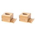 thumbnail image 1 of 2X Rollo de Caja de Pañuelos Cuadrada de Madera, Soporte para Papel Tisú, Caja para Pañuelos de Granja, Soporte para Pañuelos de Baño, Soporte para Toallas de Papel de Madera, 1 of 5