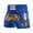 Blue, variant on Kids Boys Boxing Muay Thai Shorts Boxing Kickboxing MMA Trunk Satin Fight BJJ Pants White 8-12