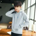 thumbnail image 5 of Sudadera para hombre sin logotipo, ropa negra para hombre, sudaderas con capucha, moda Harajuku, elegante, ofertas de precios bajos, estilo coreano, emo S, 5 of 5
