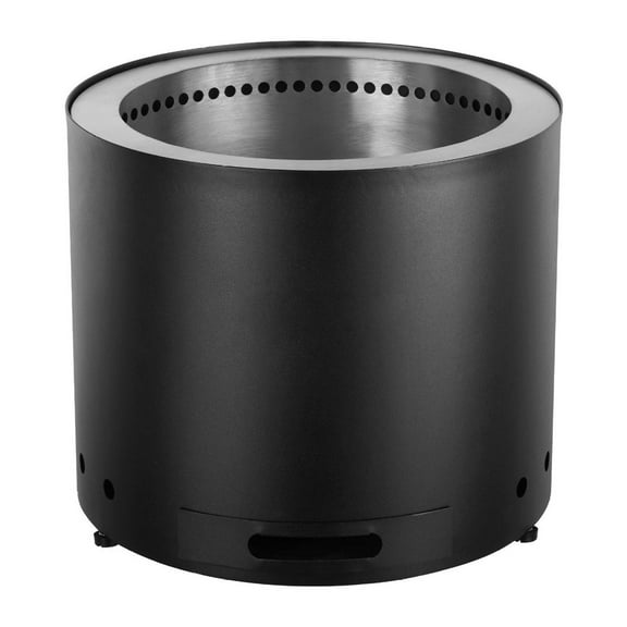 Smokeless Fire Pit Wood Burning Stove 15" Stainless Steel Outdoor Portable Bonfire