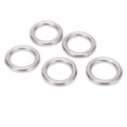thumbnail image 2 of Stainless Steel Round Ring,   Stainless Steel O Rings Wide Application Rust Resistance Reusable Reliable  For Diving For Sailing 5x25mm,5x20mm, 2 of 8
