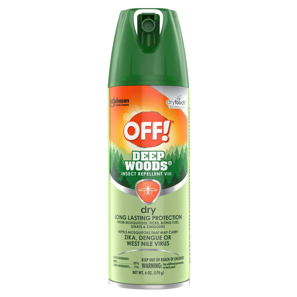 OFF! Deep Woods Insect Repellent VIII Dry, 6 oz, 1 Ct