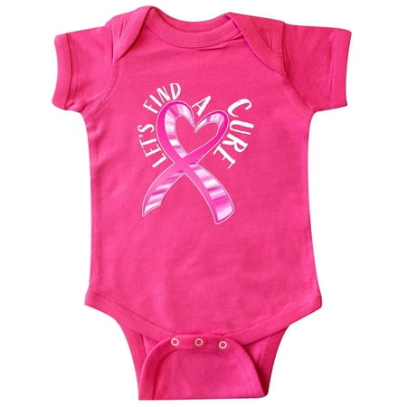 

Inktastic Lets Find a Cure- Breast Cancer Awareness Gift Baby Boy or Baby Girl Bodysuit