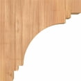 thumbnail image 3 of 3 1/2"W x 10"D x 10"H Pescadero Smooth Corbel, Western Red Cedar, 3 of 9
