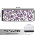 thumbnail image 5 of Kitchen Rugs Sets Of 2,Pioneer Flower Floral Print Pattern Anti Fatigue Kitchen Mat Rugs Non Slip Washable,Decorative Kitchen Floor Mats for Kitchen,Sink,Laundry,17"x47"+17"x47", 5 of 5