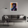 thumbnail image 3 of Stephen Chambers 19x24 White Modern Wood Framed Wall Art Titled - Prince2, 3 of 6