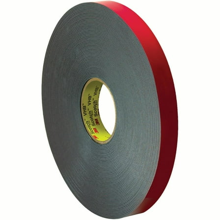 3M 4646 VHB™ Tape 25.0 Mil 1" x 5 yds. Gray 1/Case VHB464601R