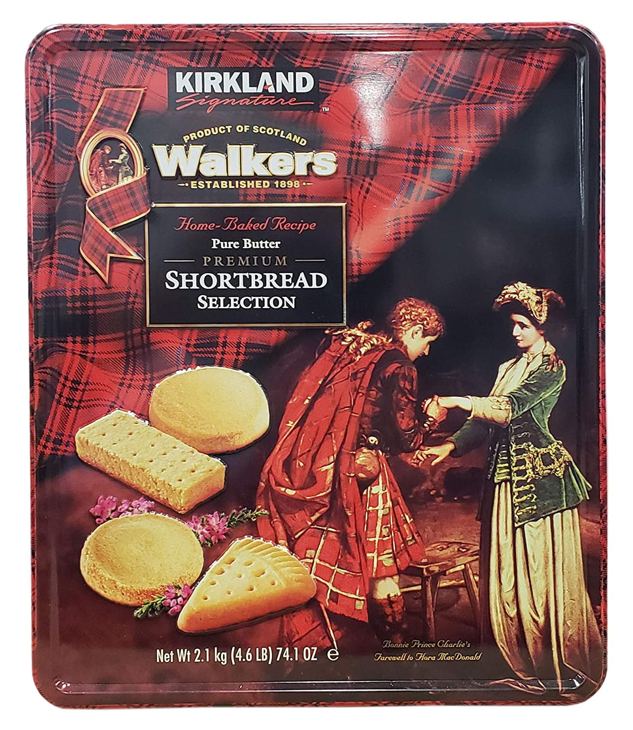 Bijna Hechting matig Kirkland Signature Walkers Premium Shortbread Selection Gift Tin, 4.6 Pound  - Walmart.com