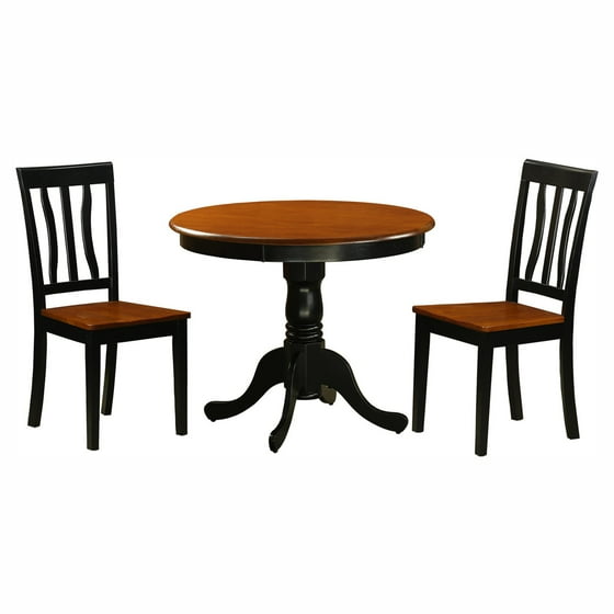 East West Furniture Antique Round Table Dining Set East West Furniture Antique Round Table Dining Set