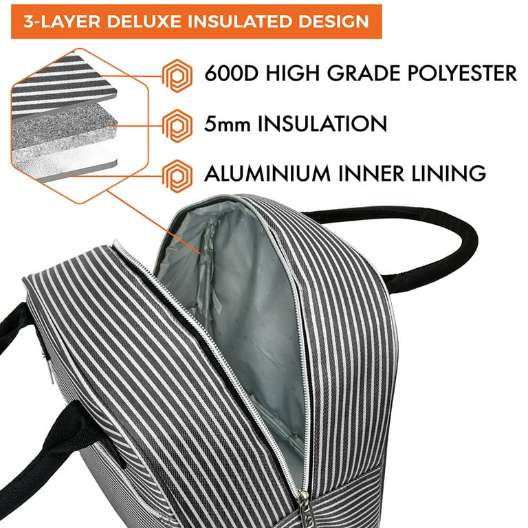 Designer Lunch Bag Purse For Women To Work, Insulated, Foldable - Our Easy  Life