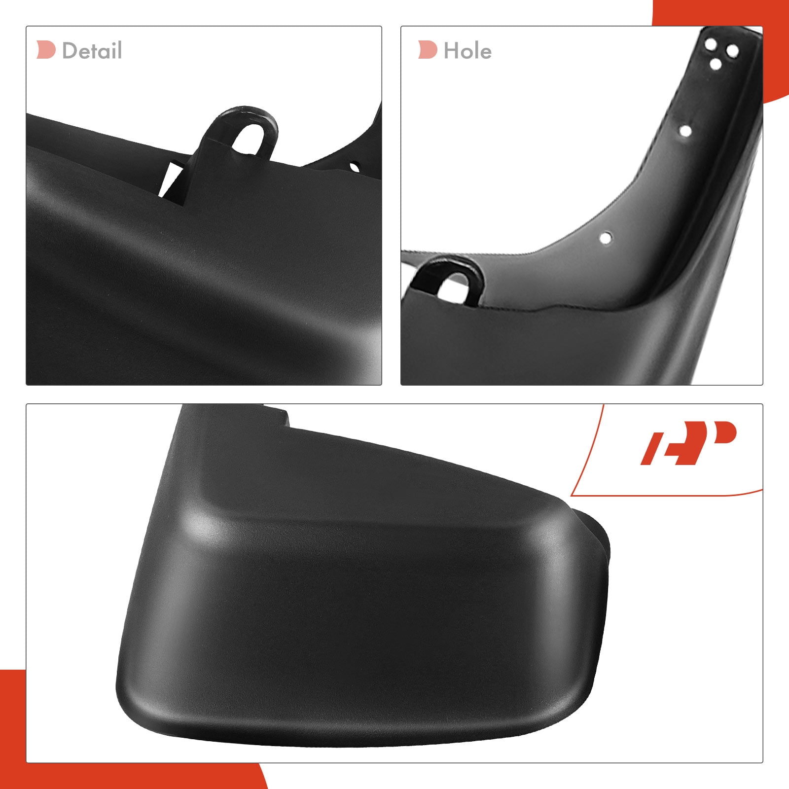 A-Premium Splash Guards Mud Flaps Mudflaps Replacement for Ford F-250 F-350 F-450 F-550 Super Duty 1999-2010 without Factory Fender Flares 4-PC Set
