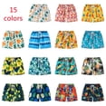 thumbnail image 4 of Spdoo Boy's Swim Trunks Kid Board Shorts with Mesh Lining Youth Swimwear Navy Blue 7-8Years, 4 of 4