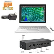 2015 Tablet of the Year Microsoft Surface Book Tablet 2-in-1 Laptop 13.5" touch screen 3000x2000 3K 3:2 QHD Digitizer Stylus Pen Windows 10 Pro (Core i7-6600U 8GB 256GB SSD NVIDIA GeForce GPU, Dock Bu