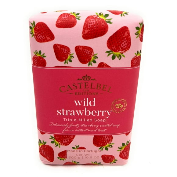 Castelbel Wild Strawberry Luxury Fragranced Soap, 10.5 Ounces