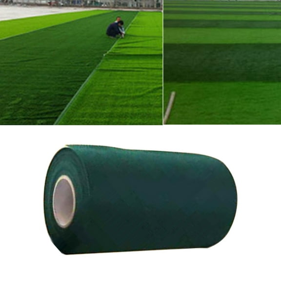 Walbest Artificial Grass Carpet Tape Self-adhesive Seaming Tape Synthetic Turf Seam Glue Lawn Joint Tape for Jointing Fake Grass, size: 6in X 32.8ft