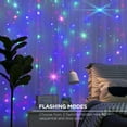 Merkury Innovations Indoor Curtain Lights, MultiColor LEDs, 3 Flashing