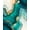 Teal, Pattern 1, variant on ODIKA 8'x10' Machine Washable Non-Slip Area Rug, Watercolor Wave Abstract Elegant Splash Accent High Traffic Rug, Teal, 165104
