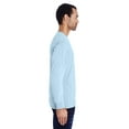 thumbnail image 2 of Hanes Mens ComfortWash Garment Dyed Long Sleeve Tee, 2XL, Soothing Blue, 2 of 2