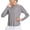 Light Gray, variant on Women's UPF 50+ Sun Shirt with Hood SPF Long Sleeve UV Protection Clothing Hiking Fishing Outdoor Lightweight Heather Light Blue XS