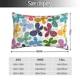 thumbnail image 2 of Fotbe Colorful Butterflies Funda de Almohada Decorativa Estilo Occidental, Lujo en Algodón, Fundas para Almohadas King, Cojín Estampado para Decoración del Hogar-16"x24", 2 of 6