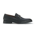 thumbnail image 2 of Ferro Aldo Daxon MFA19708 Moc-Toe Penny Loafers with decorative Buckle (Leather), in Black, Men's Size 13, 2 of 8