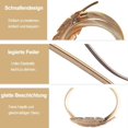 thumbnail image 4 of 2pcs Magnetic Curtain Tiebacks, Magnetic Curtain Tiebacks, Window Alloy Curtain Tiebacks for Curtains (Gold Foil), 4 of 5