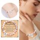 thumbnail image 1 of Pulsera de piedra natural morada Tianhe piedra volcánica esmerilada con tarjeta Pulsera de piedra natural, 1 of 8
