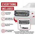 thumbnail image 4 of AMERICAN MODIFIED Armor Grille for 2016-2019 Chevy Silverado 1500, Matte Black, 4 of 12