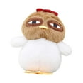 thumbnail image 2 of LLavero de peluche de pollo, llavero de muñeco Animal, colgante versátil y creativo, adorno colgante de gallina para bolso, mochila, bolso de fiesta, 2 of 8