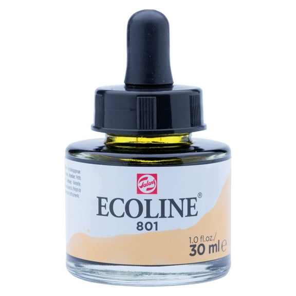 Ecoline Liquid Watercolour, 30ml Jar, Gold