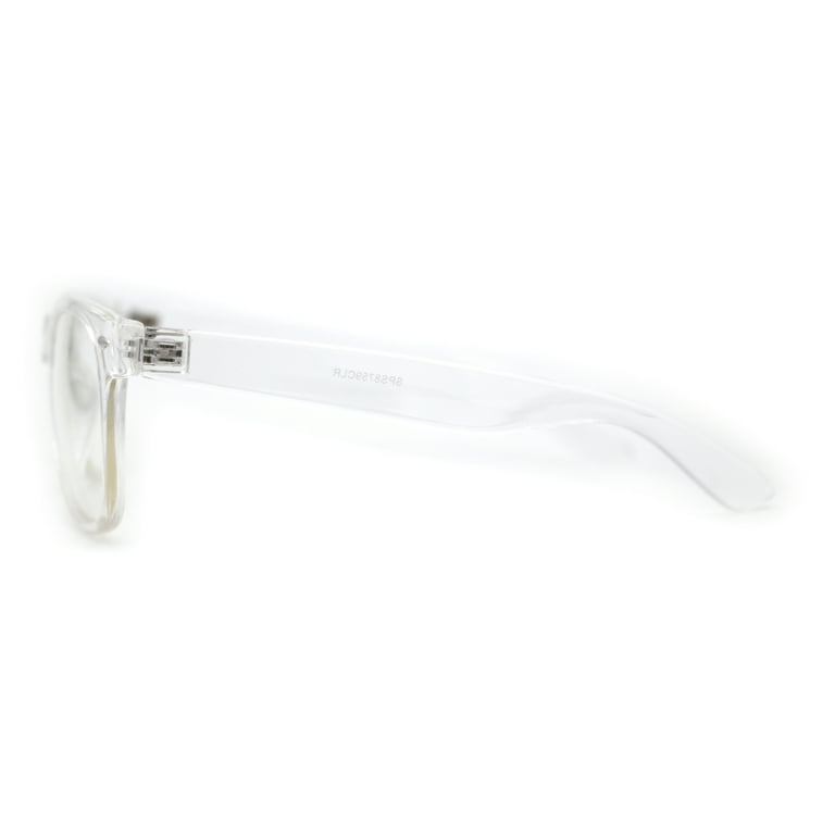 Classic Clear Frame Hipster Nerdy Horn Rim Fashion Eyeglasses