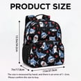 thumbnail image 7 of KUIFORTI Strawberry Shark Toddler Backpack Boys Kids School Bag with Side Pockets Adjustable Straps Lightweight for Preschool Kindergarten Back to School Gifts, 7 of 7