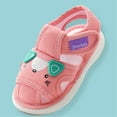 thumbnail image 4 of Otqutp Baby Breathable Footwear Boys Girls Baby Summer Sneakers Cute Cat Cat Print Soft Bottom Walking Flat Sandals, 4 of 9