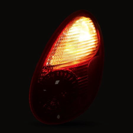 Kojem Right Tail Light for 2006-2010 Chrysler PT Cruiser Replace for 5116222AB w/ Bulbs Halogen Lamp Passager Side