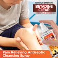 thumbnail image 3 of Aerosol de primeros auxilios Betadine Clear Max Strength 177 ml, 3 of 5