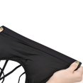 thumbnail image 4 of Women‘s Medium Support Cross Back Wirefree Removable Cups Solid Color Padded Yoga Sport Bra, 4 of 9